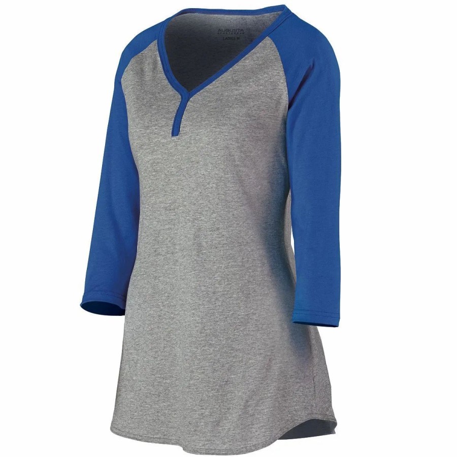 Shirts & Tops * Augusta Women'S Rave Henley Shirt