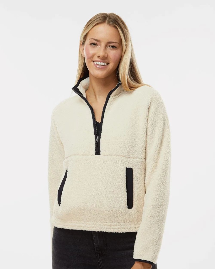 Sweatshirts & Fleece * Boxercraft Women'S Everest Half Zip Pullover