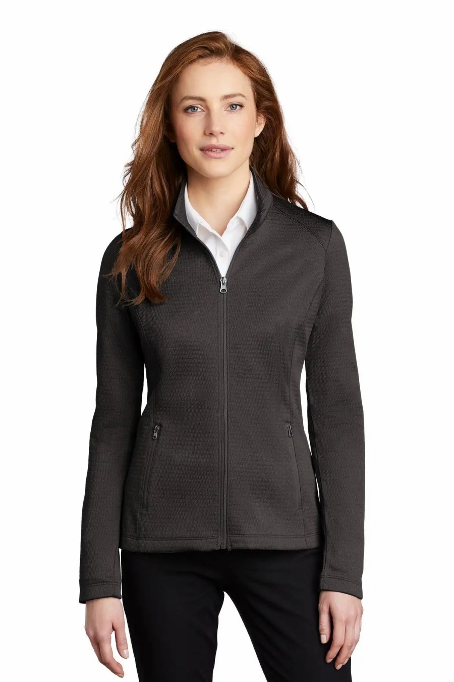 Jackets & Vests * Port Authority Women'S Diamond Heather Fleece Full-Zip Jacket L249