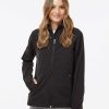 Jackets & Vests * Dri Duck Women'S Ascent Soft Shell Hooded Jacket Black