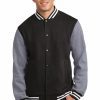 Jackets & Vests * Sport-Tek Women'S Fleece Letterman Jacket