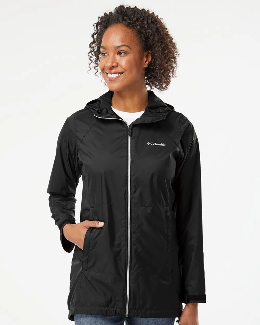 Jackets & Vests * Columbia Women'S Switchback Lined Long Jacket Black