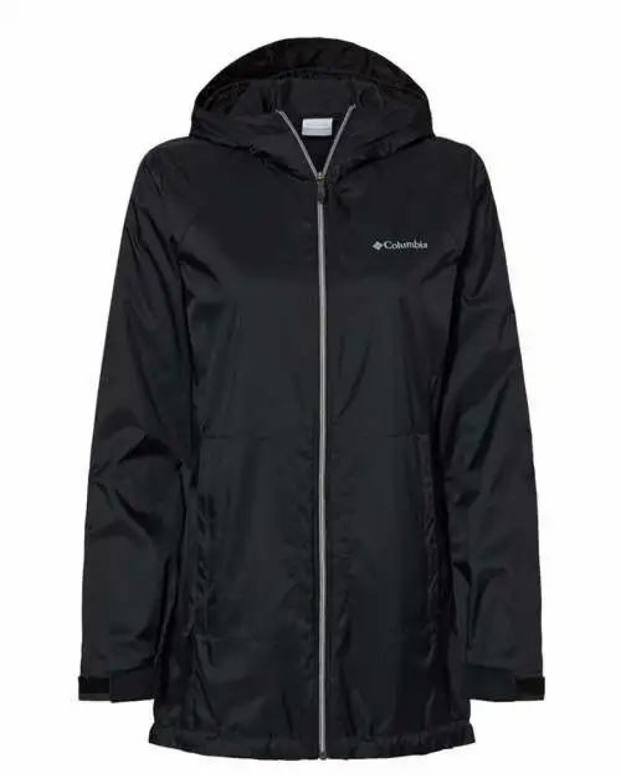 Jackets & Vests * Columbia Women'S Switchback Lined Long Jacket Black