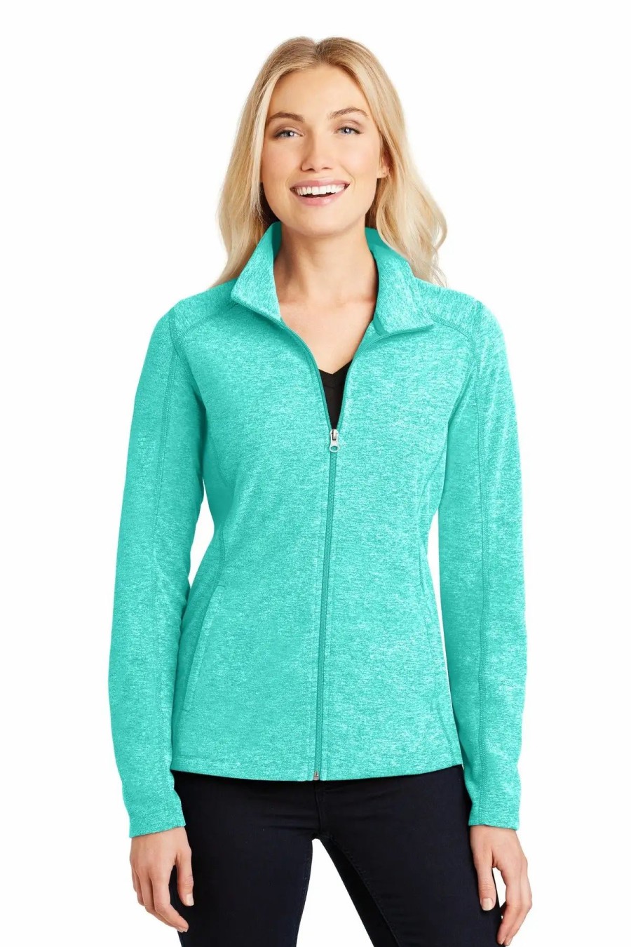 Jackets & Vests * Port Authority Ladies Heather Microfleece Full-Zip Jacket. L235