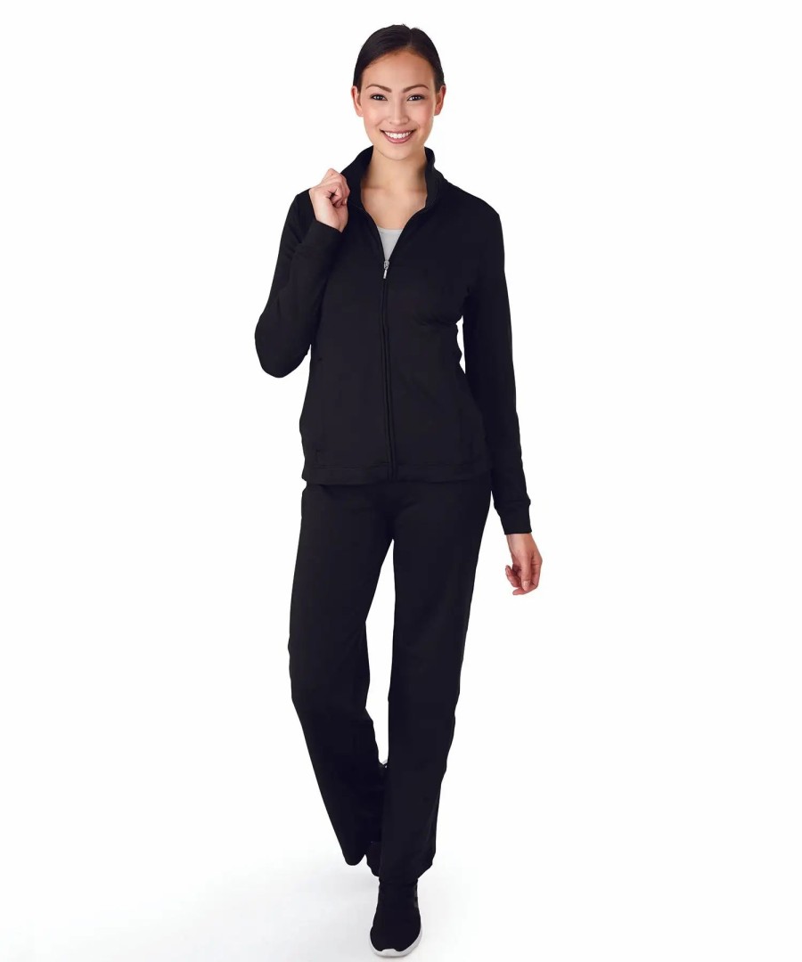 Jackets & Vests * Charles River Women'S Fitness Jacket Black