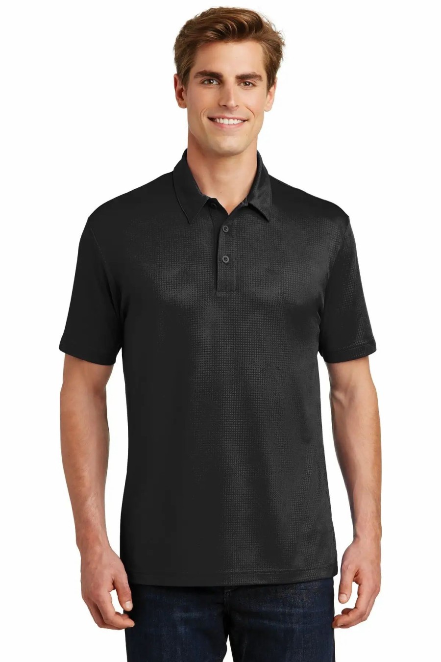 Shirts & Tops * Sport-Tek Women'S Embossed Posicharge Tough Polo. St630