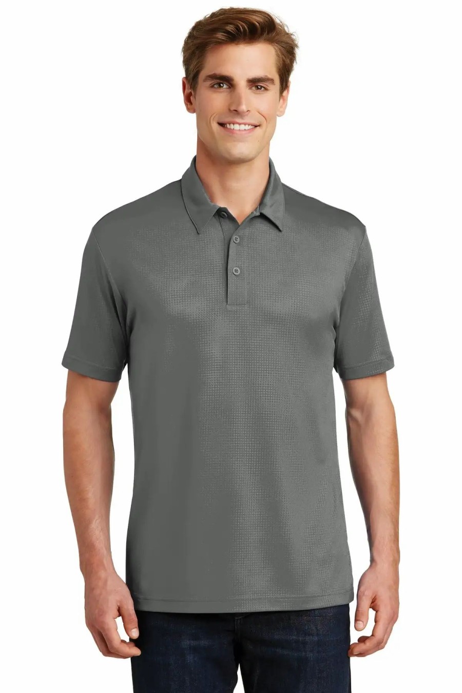 Shirts & Tops * Sport-Tek Women'S Embossed Posicharge Tough Polo. St630