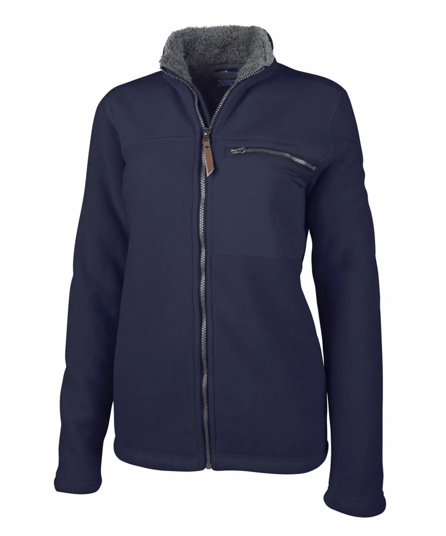 Jackets & Vests * Charles River Women'S Jamestown Fleece Jacket