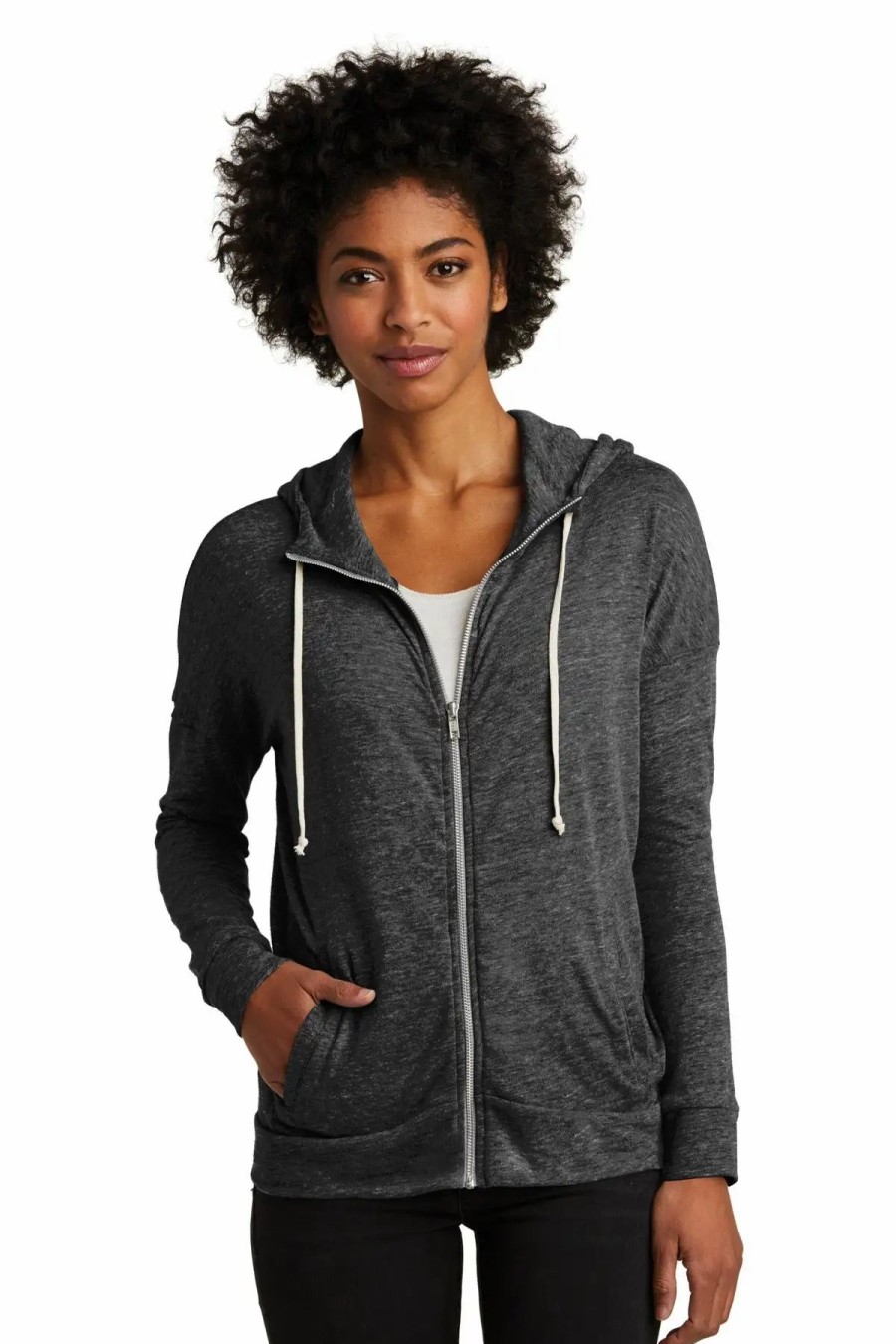 Sweatshirts & Fleece * Alternative Apparel Alternative Women'S Eco-Jersey Cool-Down Zip Hoodie. Aa2896