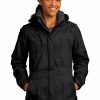 Jackets & Vests * Port Authority Ladies Brushstroke Print Insulated Jacket. L320 Black