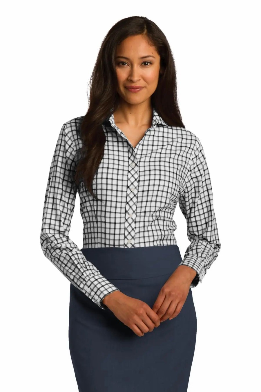 Shirts & Tops * Red House Women'S Tricolor Check Non-Iron Shirt