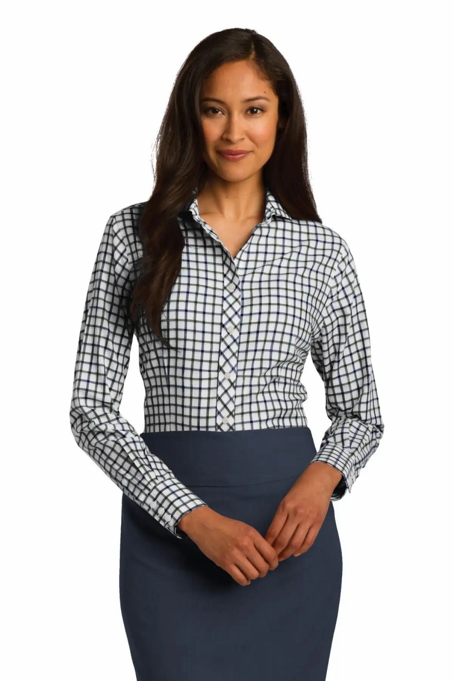 Shirts & Tops * Red House Women'S Tricolor Check Non-Iron Shirt