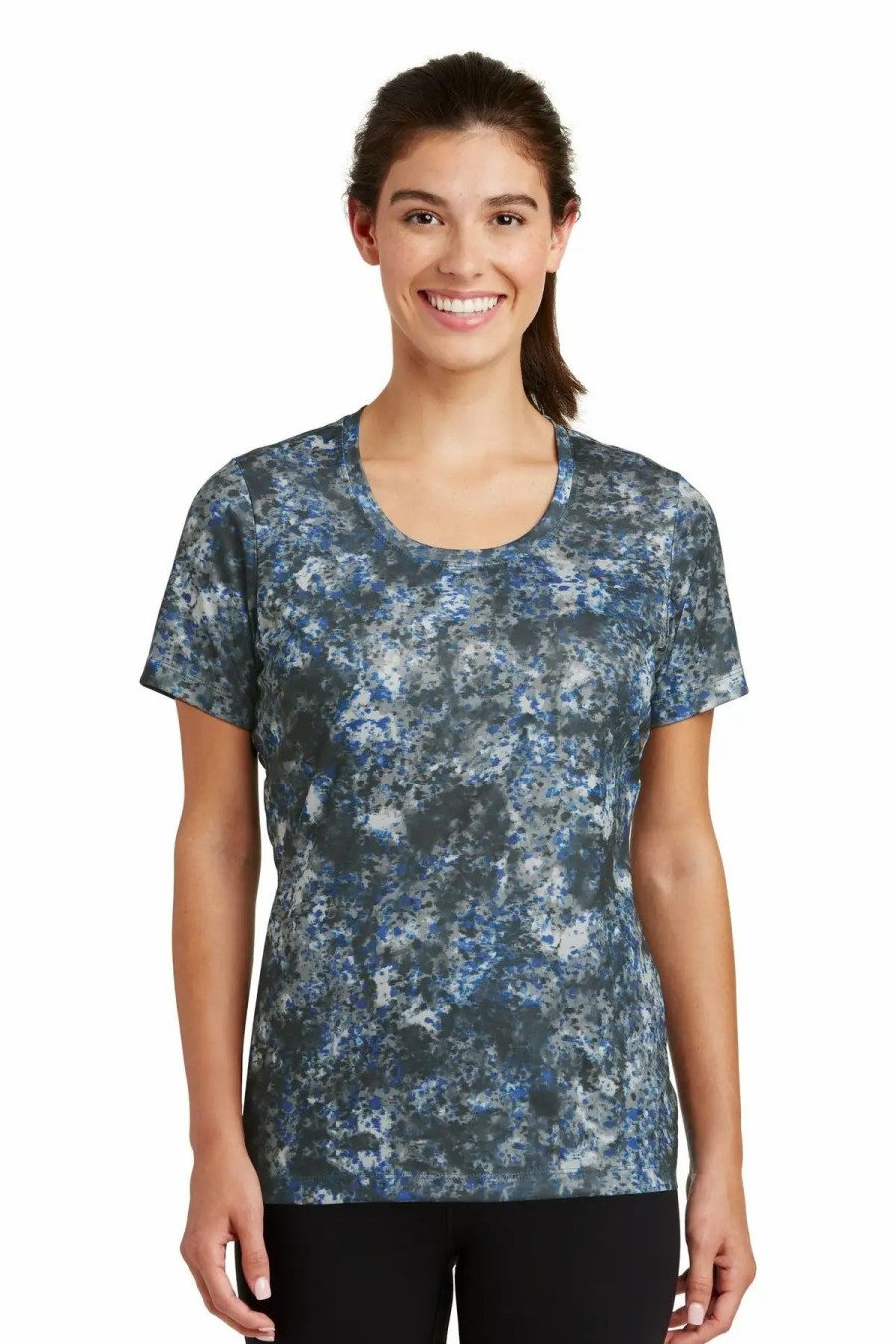 Shirts & Tops * Sport-Tek Ladies Mineral Freeze Scoop Neck Tee. Lst330