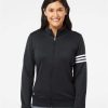 Sweatshirts & Fleece * Adidas Women'S 3-Stripes French Terry Full-Zip Jacket