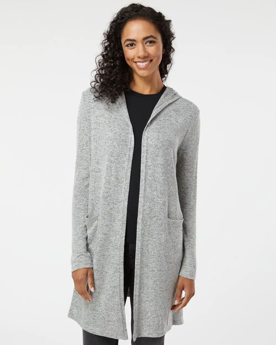 Sweatshirts & Fleece * Boxercraft Women'S Cuddle Fleece Cardigan Oxford