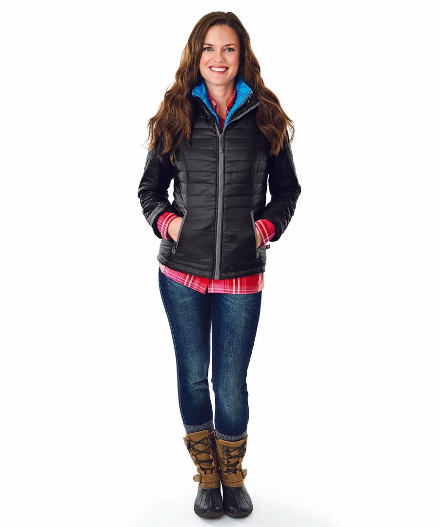 Jackets & Vests * Charles River Women'S Lithium Quilted Jacket