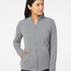 Sweatshirts & Fleece * Adidas Women'S Textured Full-Zip Jacket