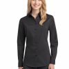 Shirts & Tops * Port Authority Ladies Stretch Poplin Shirt. L646