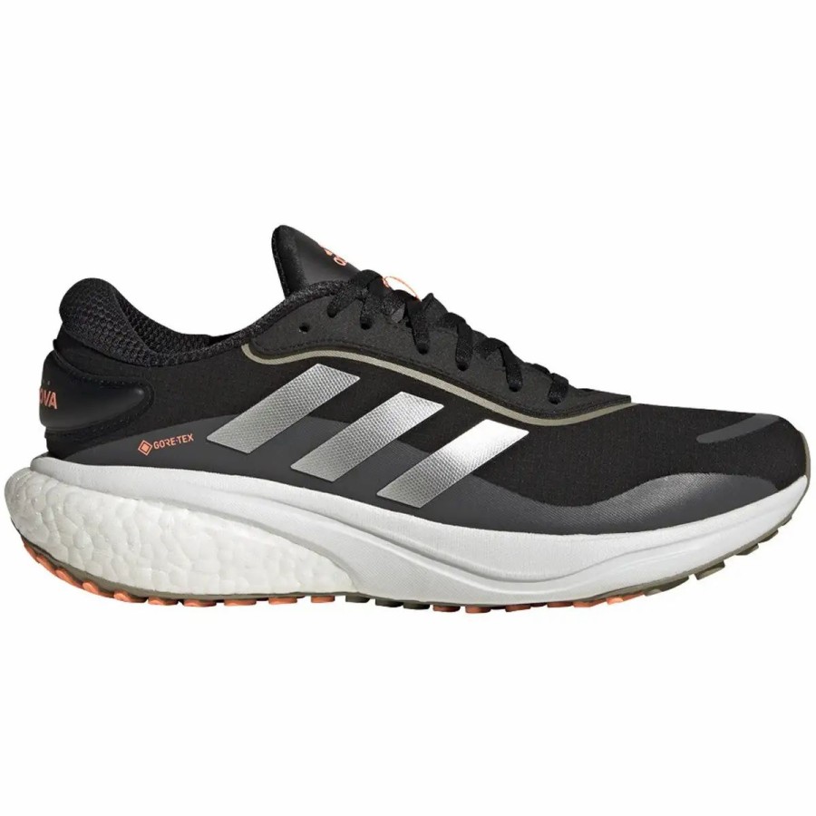 Footwear * Adidas Mens Supernova Gtx M Running Shoes Cblack/Silvmt/Beaora