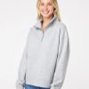 Sweatshirts & Fleece * Mv Sport Women'S Sueded Fleece Quarter-Zip Sweatshirt