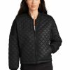 Jackets & Vests * Mercer+Mettle Women'S Boxy Quilted Jacket Mm7201 Deep Black