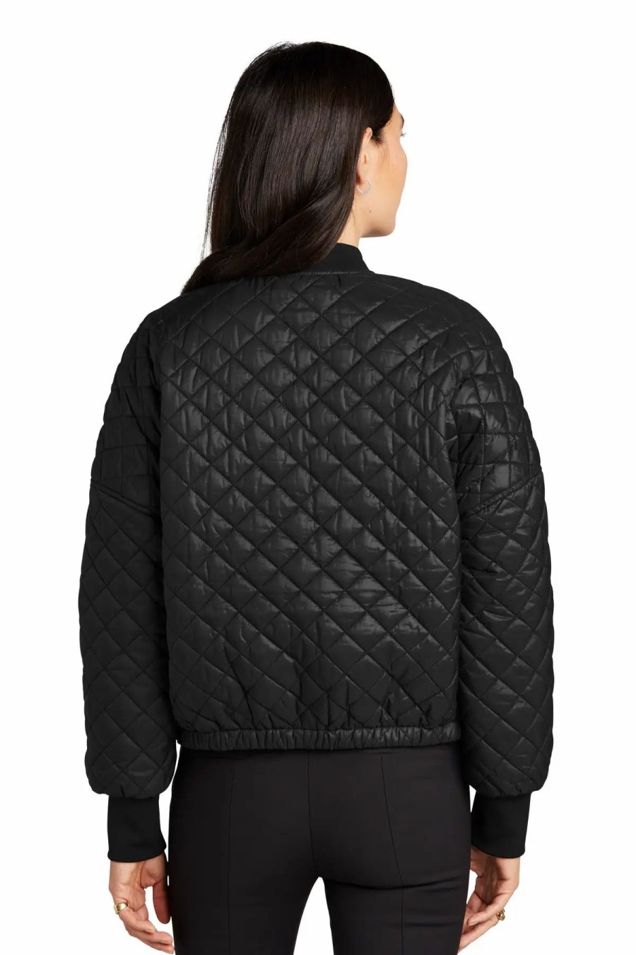 Jackets & Vests * Mercer+Mettle Women'S Boxy Quilted Jacket Mm7201 Deep Black