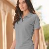 Shirts & Tops * Jerzees Women'S 100% Ringspun Cotton Piqua Polo