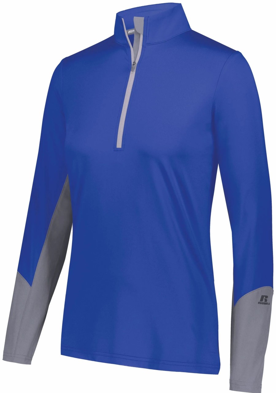 Sweatshirts & Fleece * Russell Team Russell Women'S Hybrid Pullover