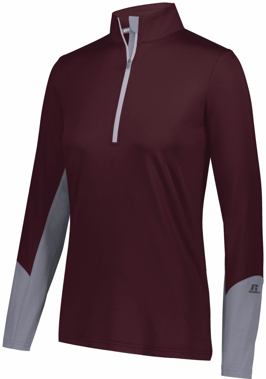 Sweatshirts & Fleece * Russell Team Russell Women'S Hybrid Pullover