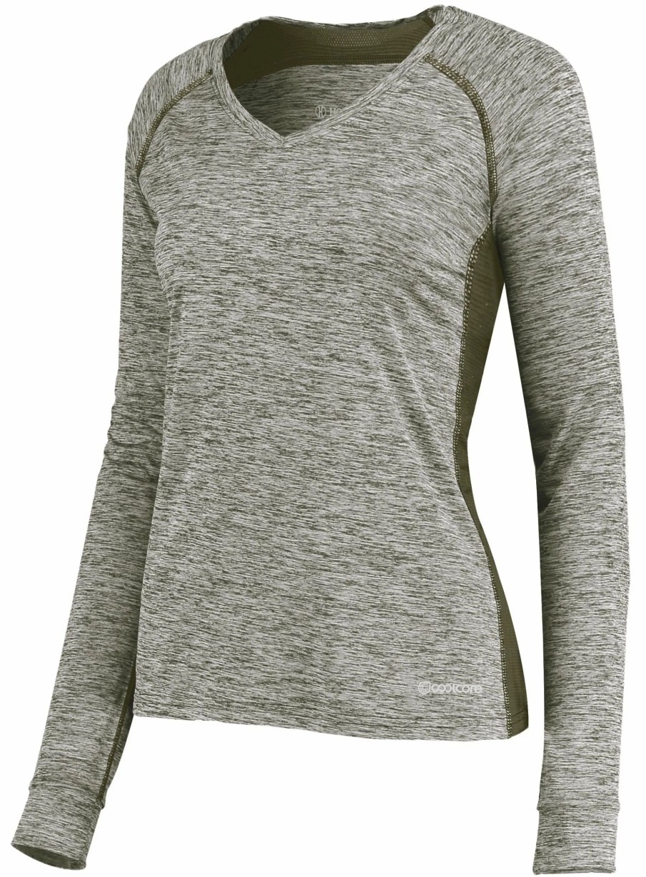 Shirts & Tops * Holloway Women'S Electrify Coolcore Long Sleeve Tee