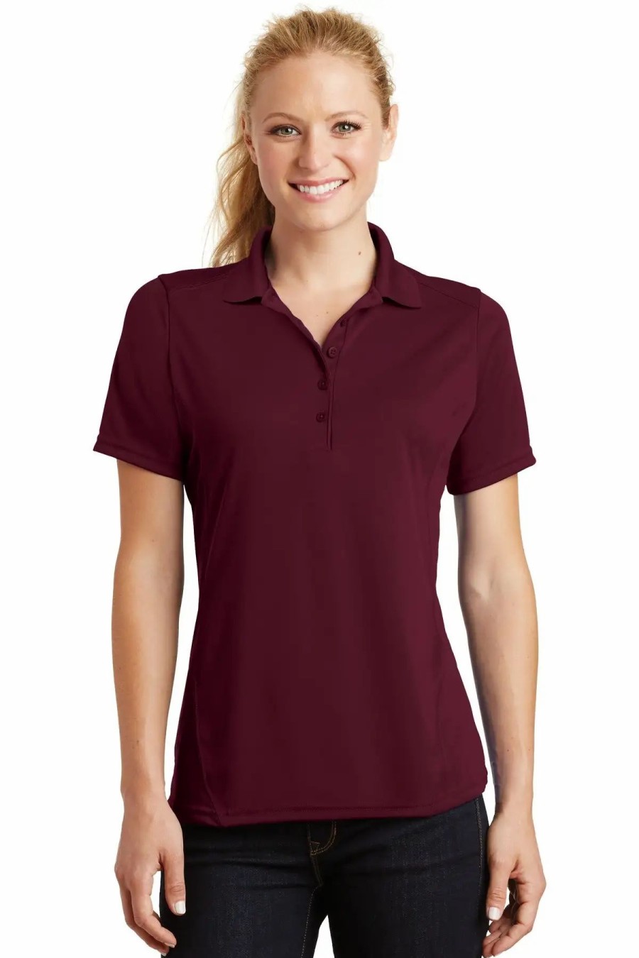 Shirts & Tops * Sport-Tek Women'S Dry Zone Raglan Accent Polo