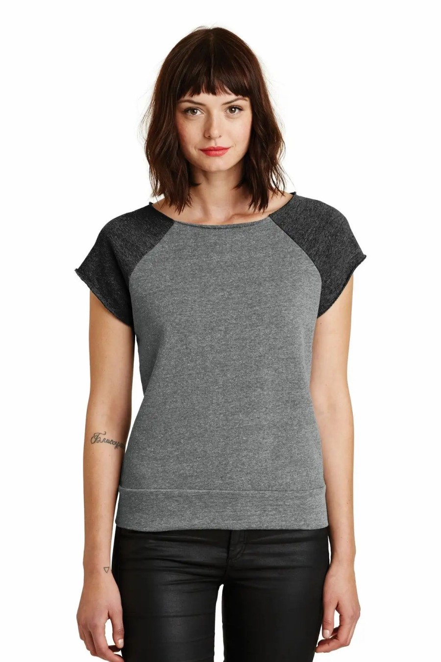 Sweatshirts & Fleece * Alternative Women'S Rehearsal Short Sleeve Pullover Sweatshirt Aa2823