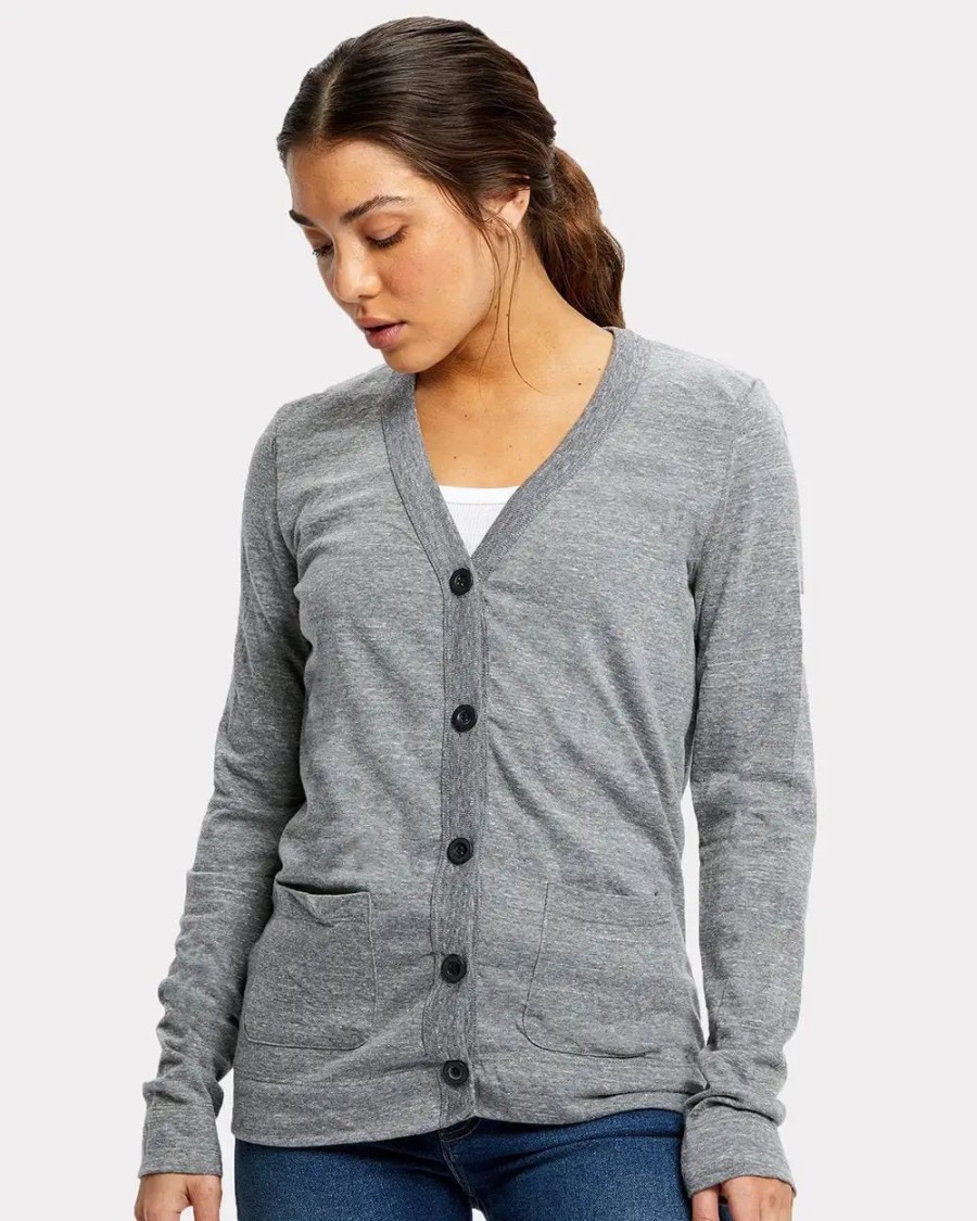 Jackets & Vests * Us Blanks Women'S Long Sleeve Cardigan