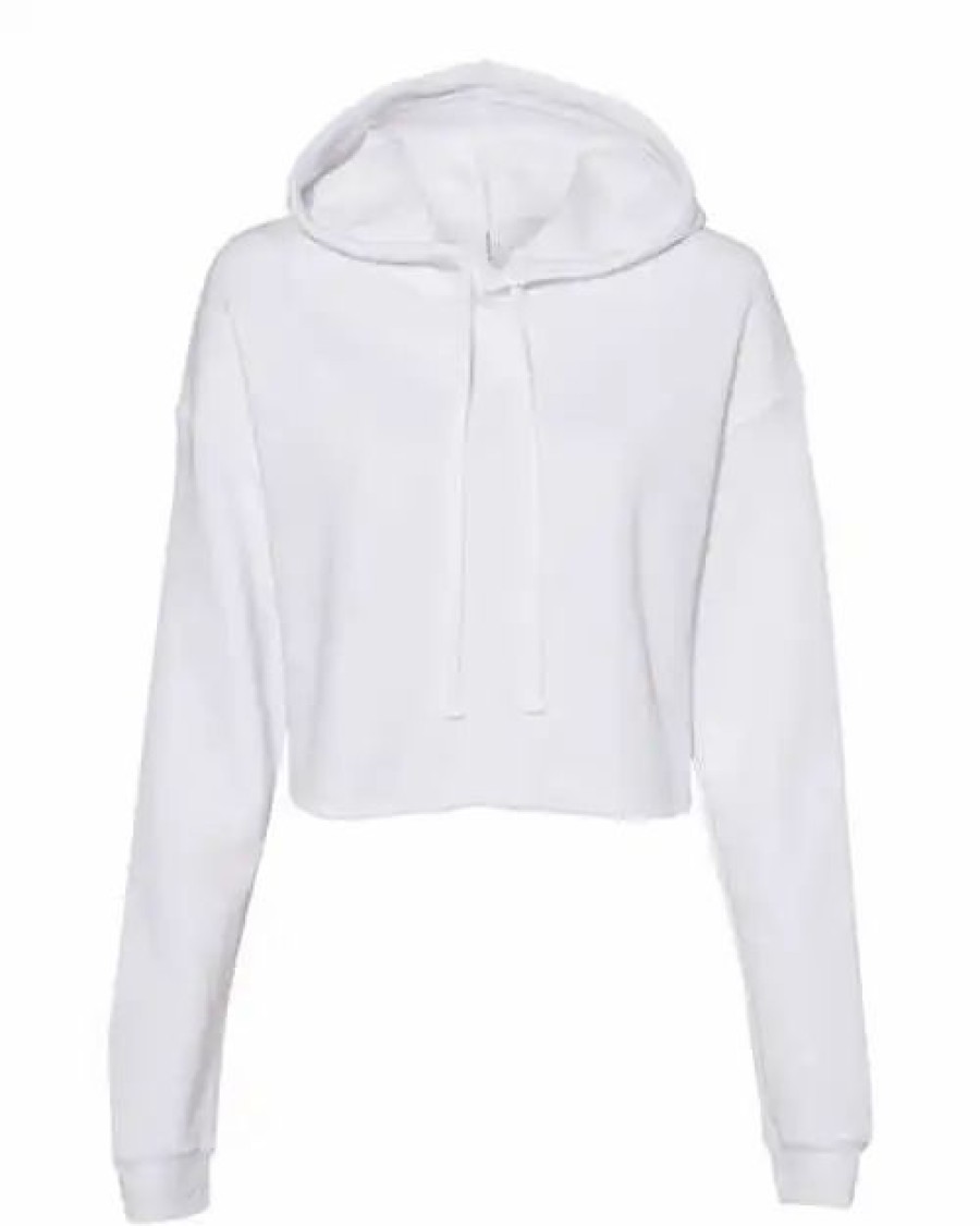 Sweatshirts & Fleece * Bella + Canvas Women'S Crop Fleece Hoodie