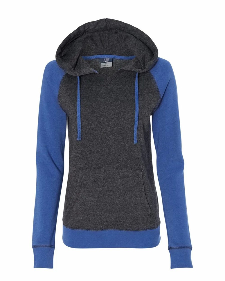 Sweatshirts & Fleece * Mv Sport Women'S Harper Raglan Hooded Sweatshirt