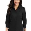 Shirts & Tops * Port Authority Ladies 3/4-Sleeve Easy Care Shirt. L612