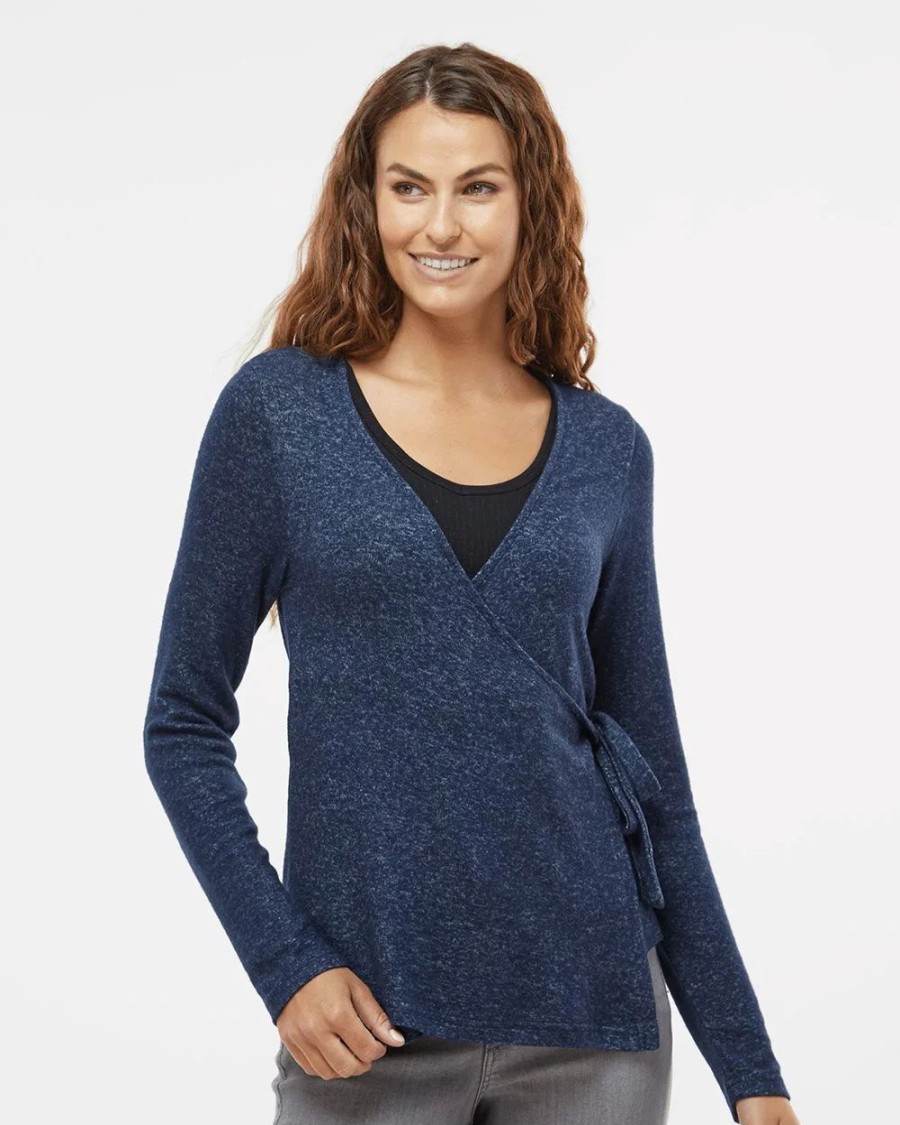 Shirts & Tops * Boxercraft Women'S Cuddle Wrap Top