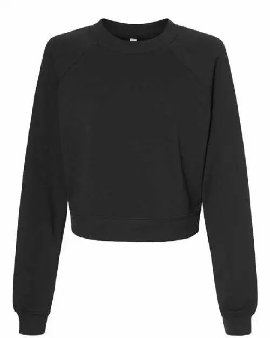 Sweatshirts & Fleece * Bella + Canvas Women'S Raglan Pullover Fleece