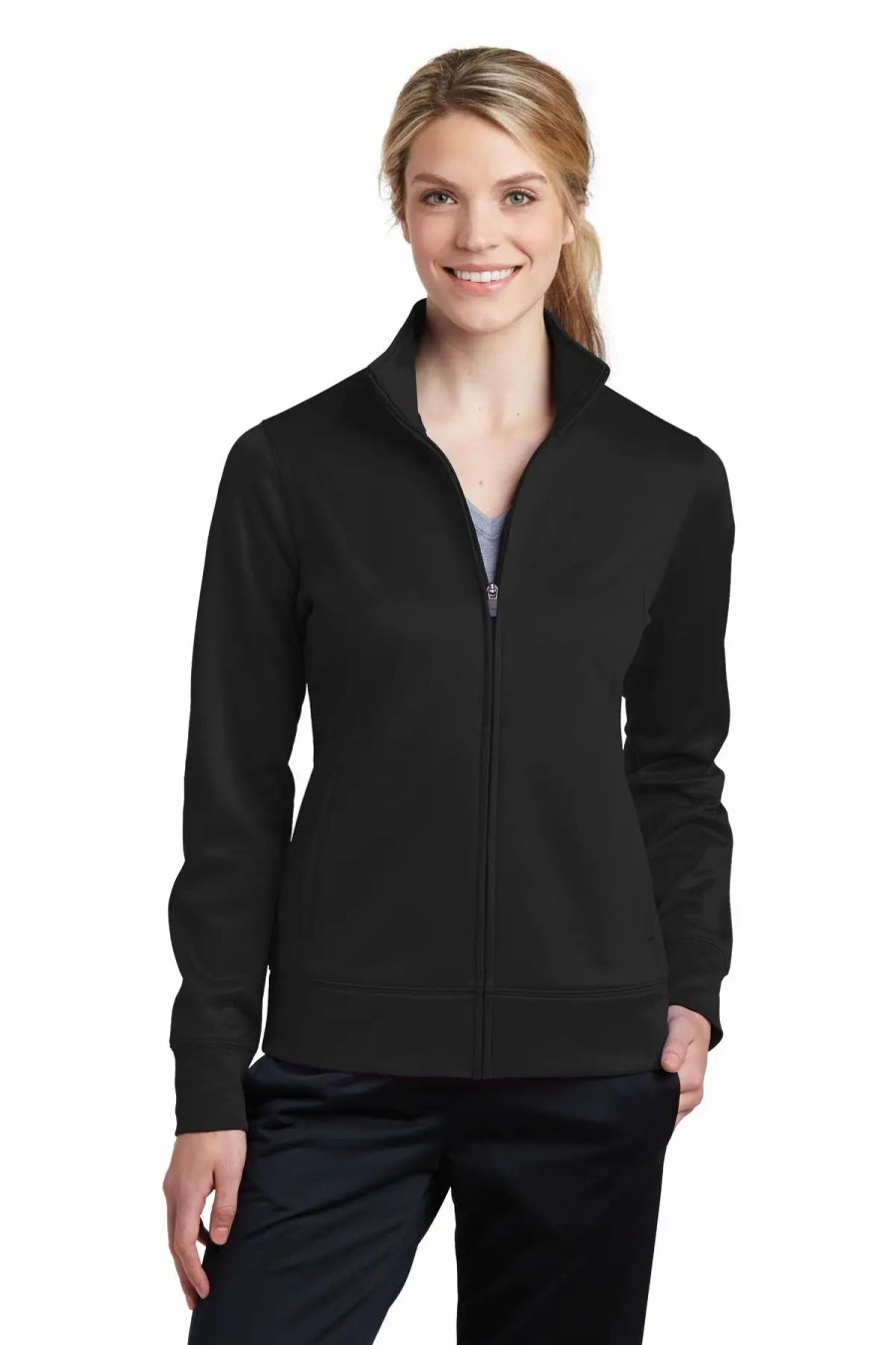 Jackets & Vests * Sport-Tek Women'S Sport-Wick Fleece Full-Zip Jacket