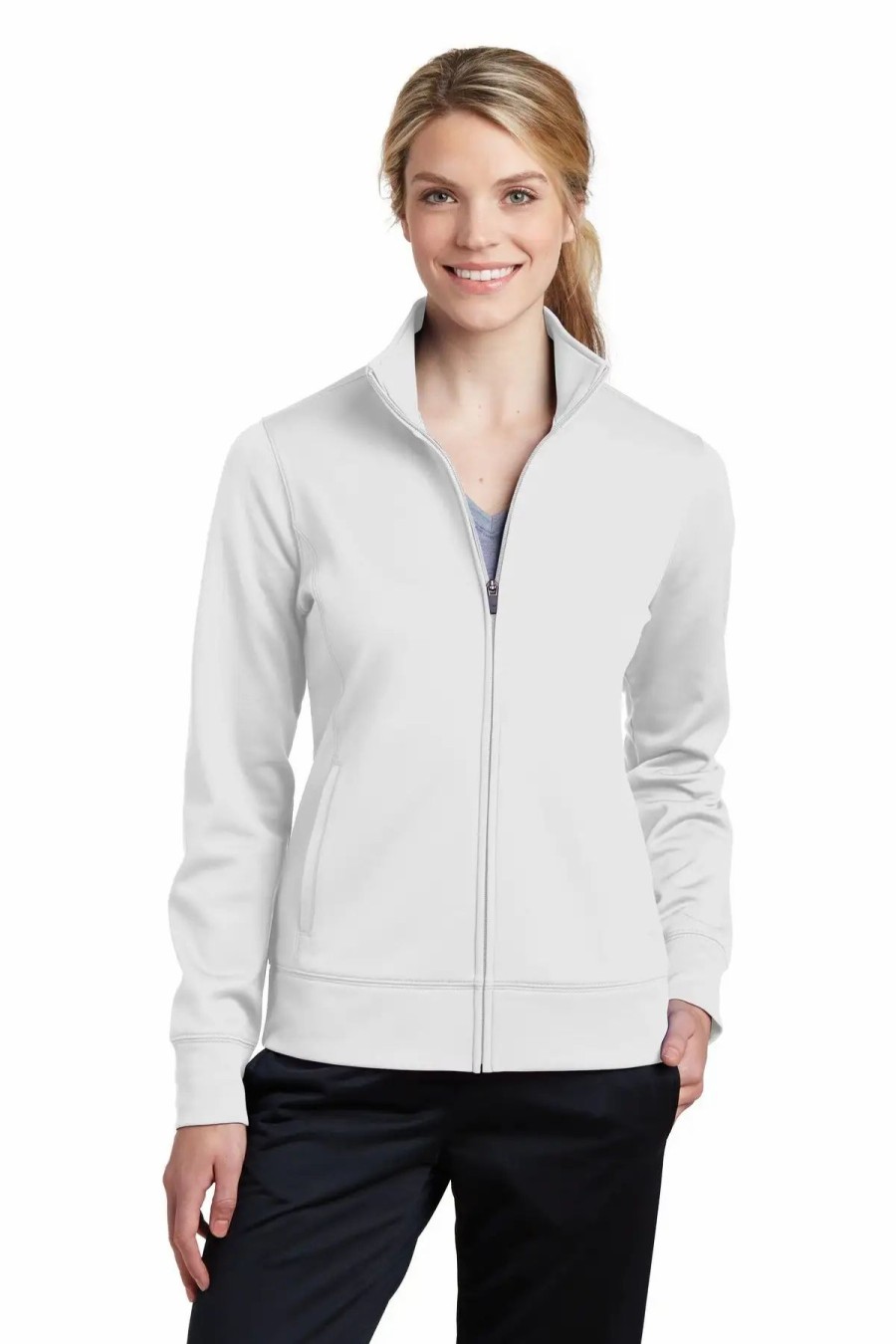 Jackets & Vests * Sport-Tek Women'S Sport-Wick Fleece Full-Zip Jacket