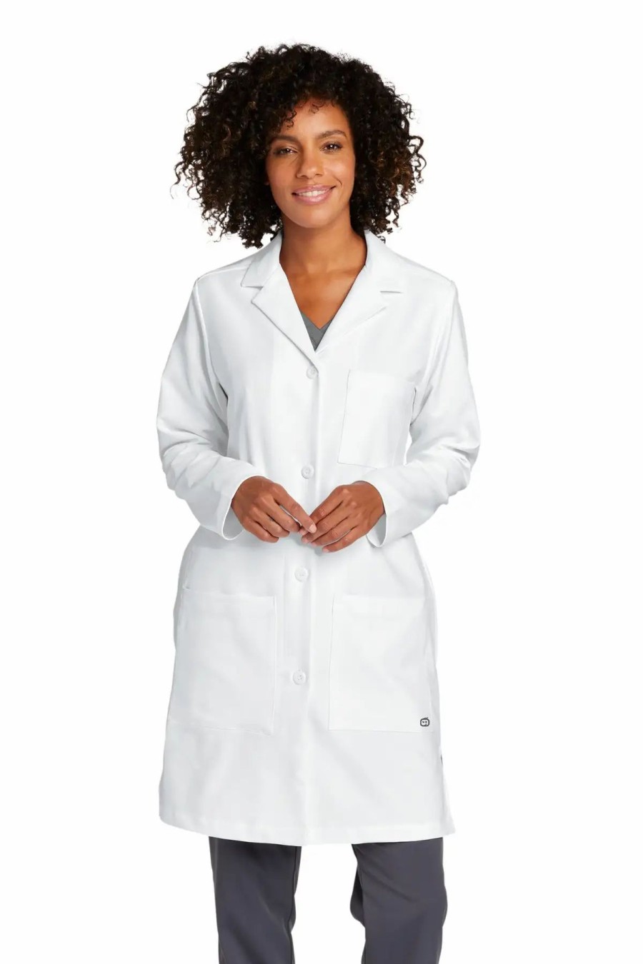 Jackets & Vests * Wonderwink Women'S Long Lab Coat Ww4172 White