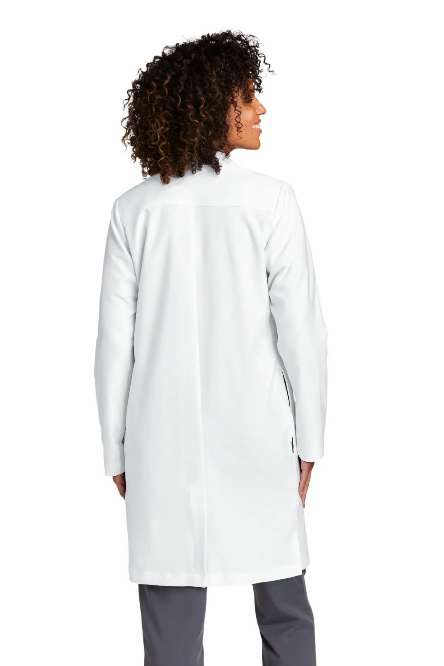 Jackets & Vests * Wonderwink Women'S Long Lab Coat Ww4172 White