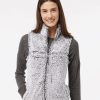 Jackets & Vests * Boxercraft Men'S Boxercraft Women'S Sherpa Full-Zip Vest Frosty Grey