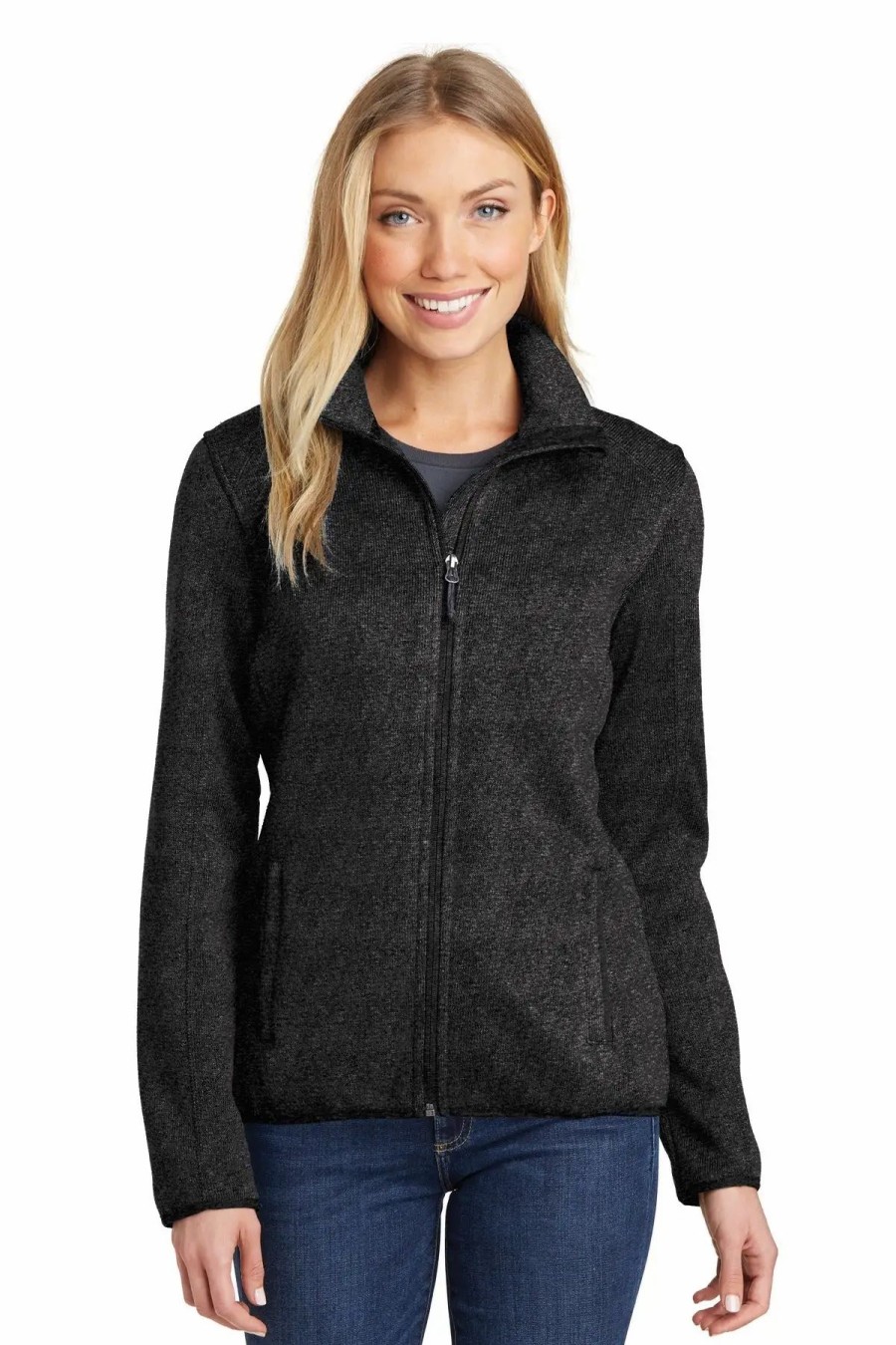 Sweatshirts & Fleece * Port Authority Women'S Sweater Fleece Jacket. L232