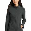 Jackets & Vests * Mercer+Mettle Women'S Faille Soft Shell Mm7101 Deep Black