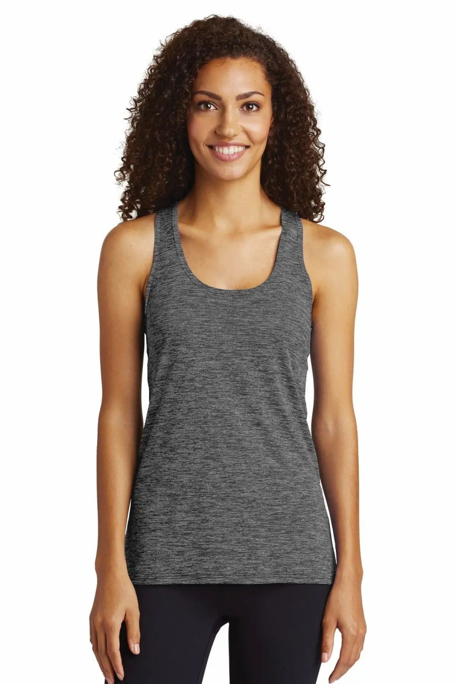 Shirts & Tops * Sport-Tek Women'S Posicharge Electric Heather Racerback Tank