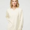 Sweatshirts & Fleece * Independent Trading Co. Women'S Lightweight California Wave Wash Hooded Sweatshirt