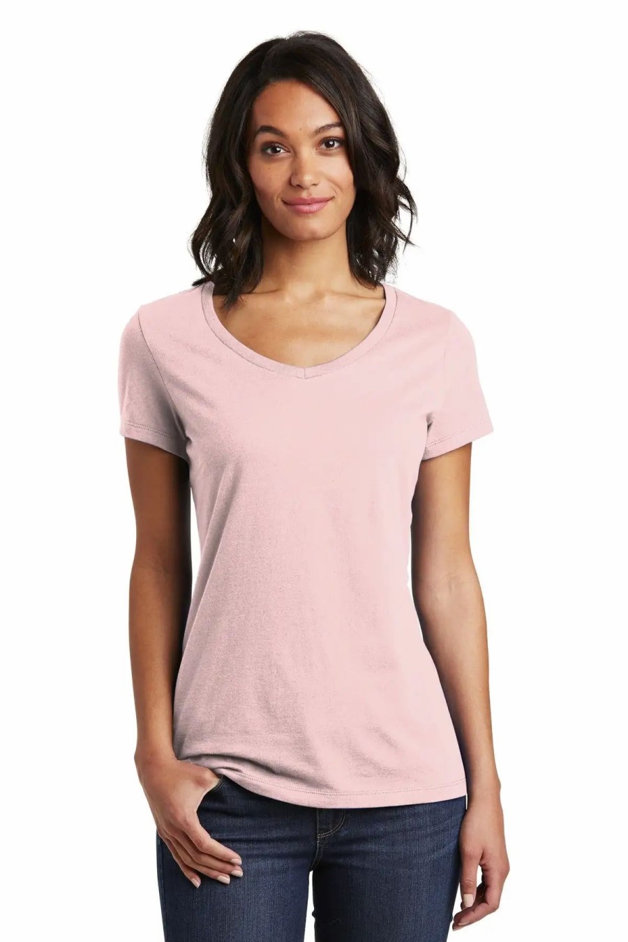 Shirts & Tops * District Women'S Very Important Tee V-Neck. Dt6503