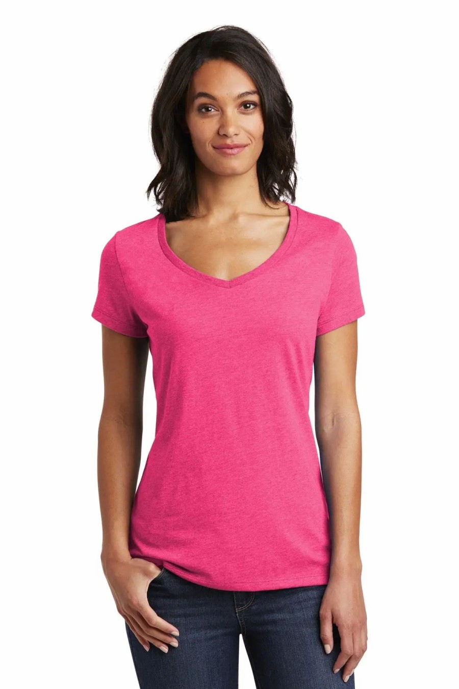 Shirts & Tops * District Women'S Very Important Tee V-Neck. Dt6503