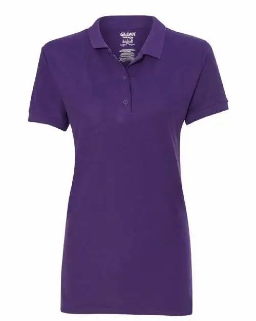 Shirts & Tops * Gildan Premium Cottona Women'S Double Piqua Polo